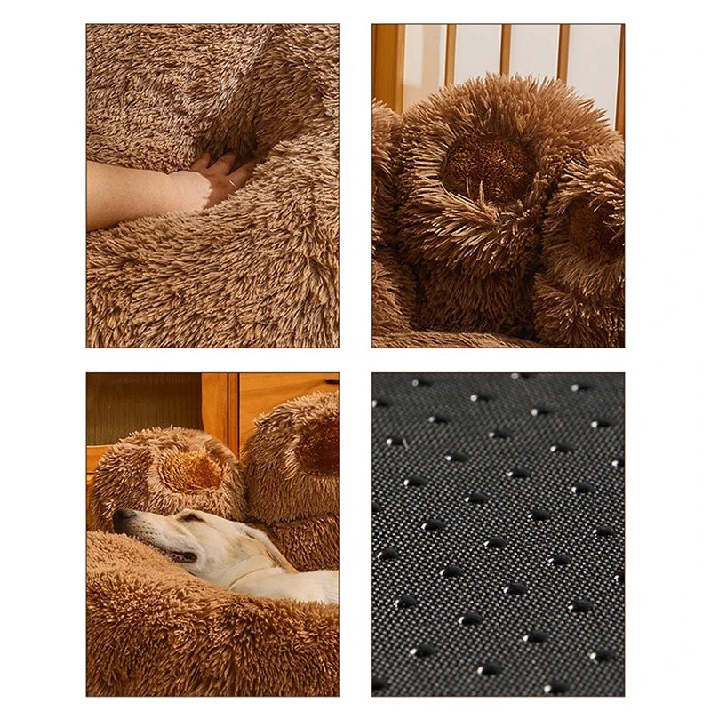 Premium Plush Dog Sofa Bed for Small to Medium Pets - Cozy Winter Kennel Mat for Dogs and Cats