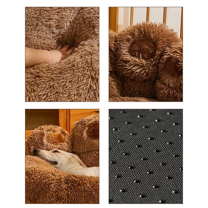 Premium Plush Dog Sofa Bed for Small to Medium Pets - Cozy Winter Kennel Mat for Dogs and Cats