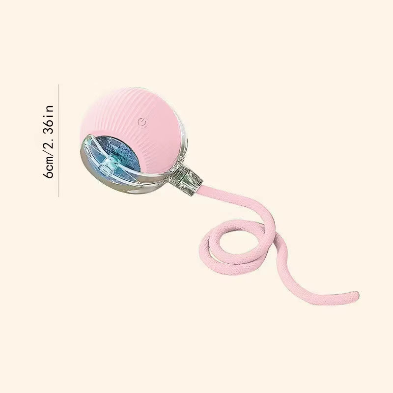 Interactive Electronic Dog Toy Ball - Automatic USB Rechargeable Moving and Bouncing Ball for Puppies and Cats - Ideal Birthday Gift