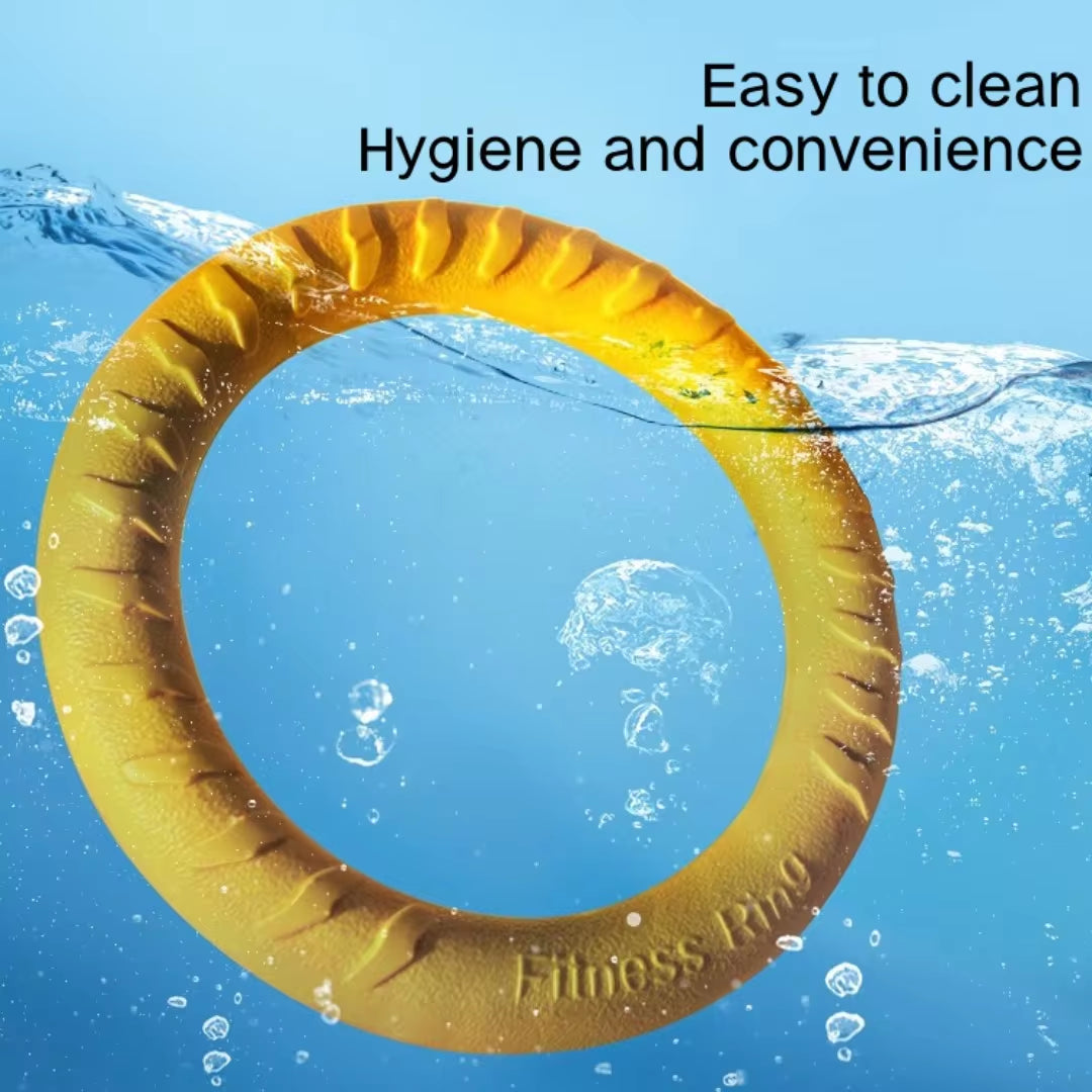 Indestructible Dog Ring Toys for Fetching, Training, and Chewing - Suitable for Small, Medium, and Large Dogs