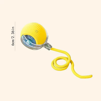 Interactive Electronic Dog Toy Ball - Automatic USB Rechargeable Moving and Bouncing Ball for Puppies and Cats - Ideal Birthday Gift