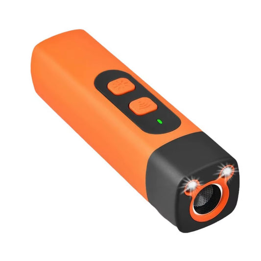 Ultrasonic Dog Repeller with Remote Control and Integrated LED Flashlight for Advanced Bark Training