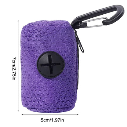 Pet Waste Bag Dispenser and Holder for Dog Waste Cleanup