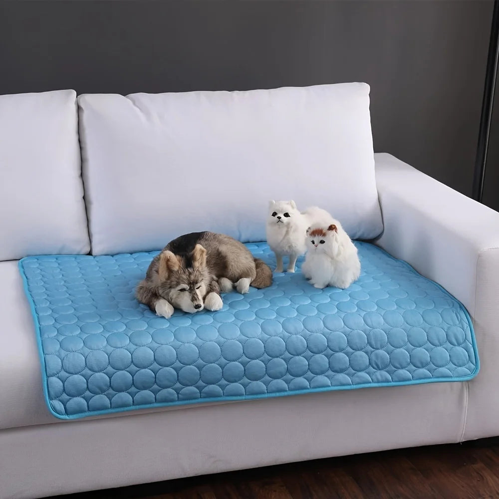 Extra Large Cooling Mat for Dogs and Cats - Durable Summer Pet Bed