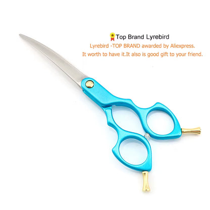 Curved Dog Grooming Scissors - 6 Inch JP440C  Shears for Dogs and Cats