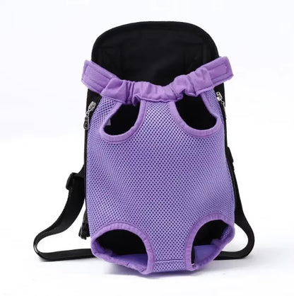 Portable Breathable Pet Travel Tote Backpack for Cats and Dogs - Shoulder Carry Outdoor Travel Set