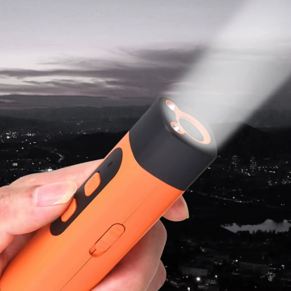 Ultrasonic Dog Repeller with Remote Control and Integrated LED Flashlight for Advanced Bark Training