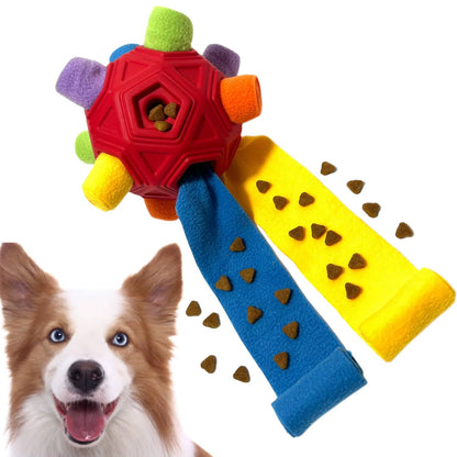 Premium Snuffle Ball for Dogs - Durable Interactive Foraging Toy and Treat Dispenser, Ideal Slow Feeder for Puppies
