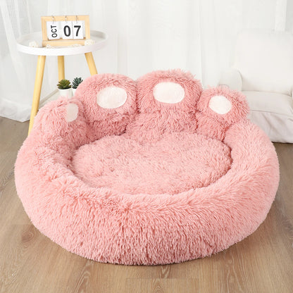 Premium Plush Dog Sofa Bed for Small to Medium Pets - Cozy Winter Kennel Mat for Dogs and Cats